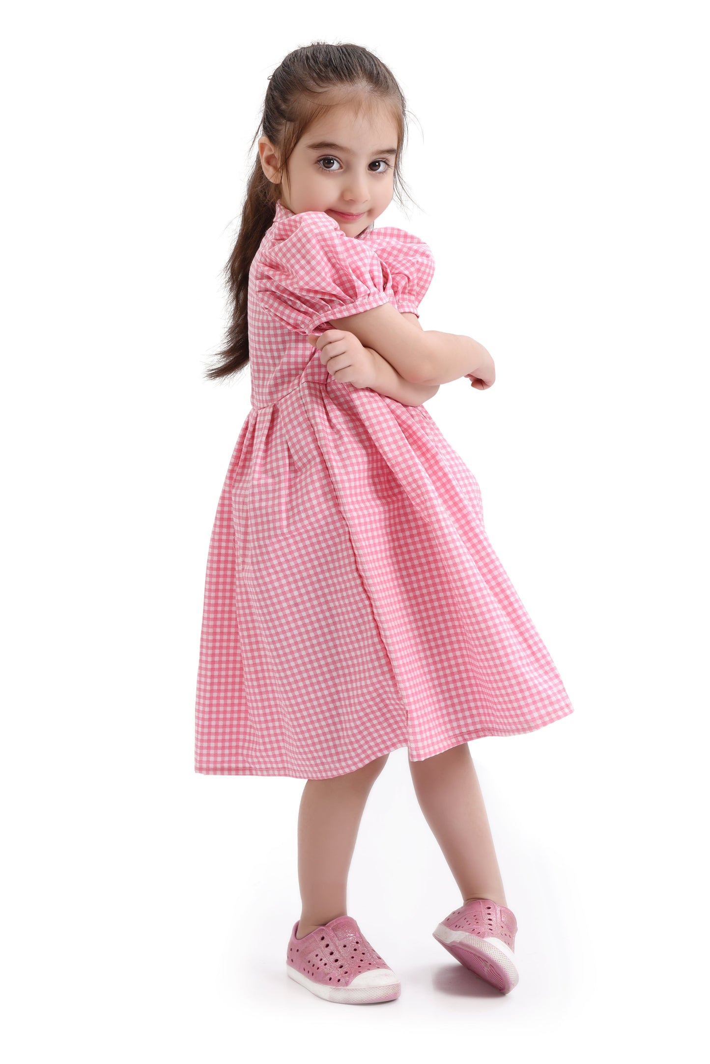 Pink Check Frock