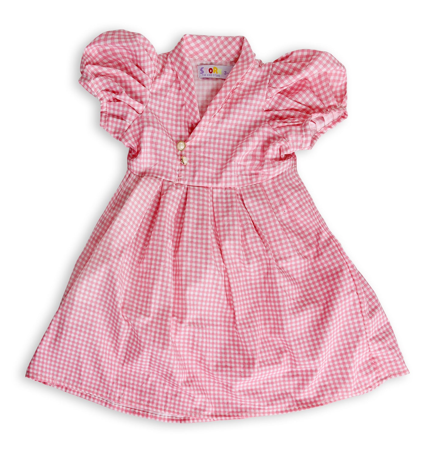 Pink Check Frock