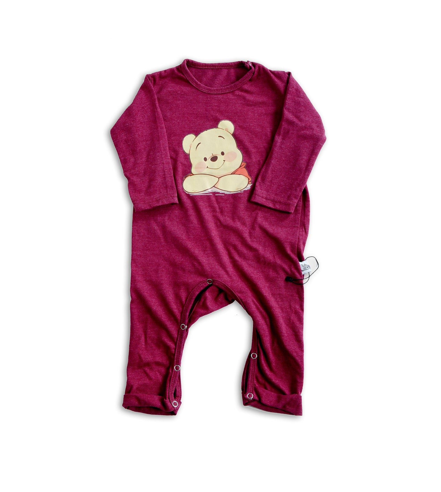 Mahroon Pooh Body Suit