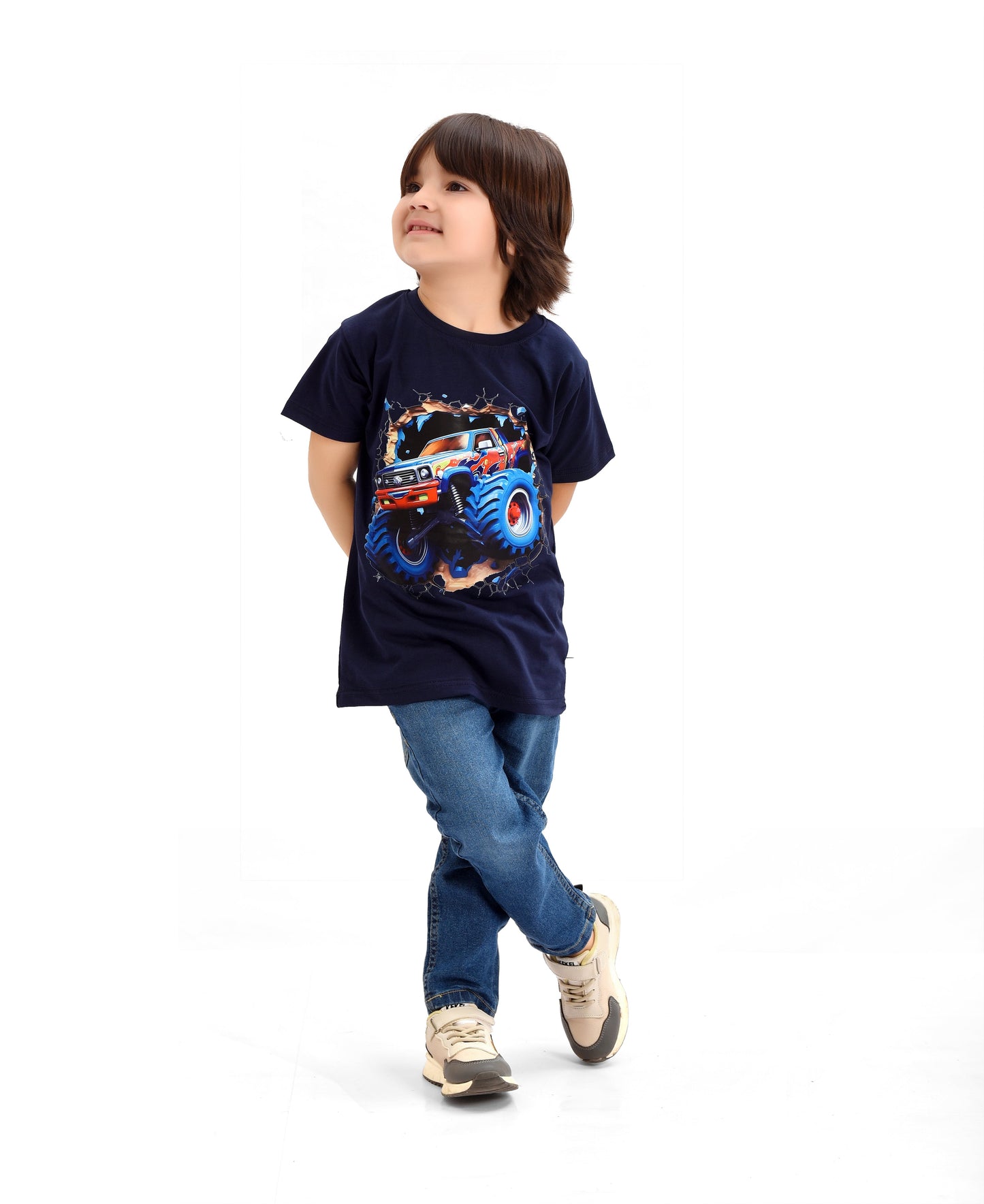 Navy Blue 4x4 Jeep T-shirt