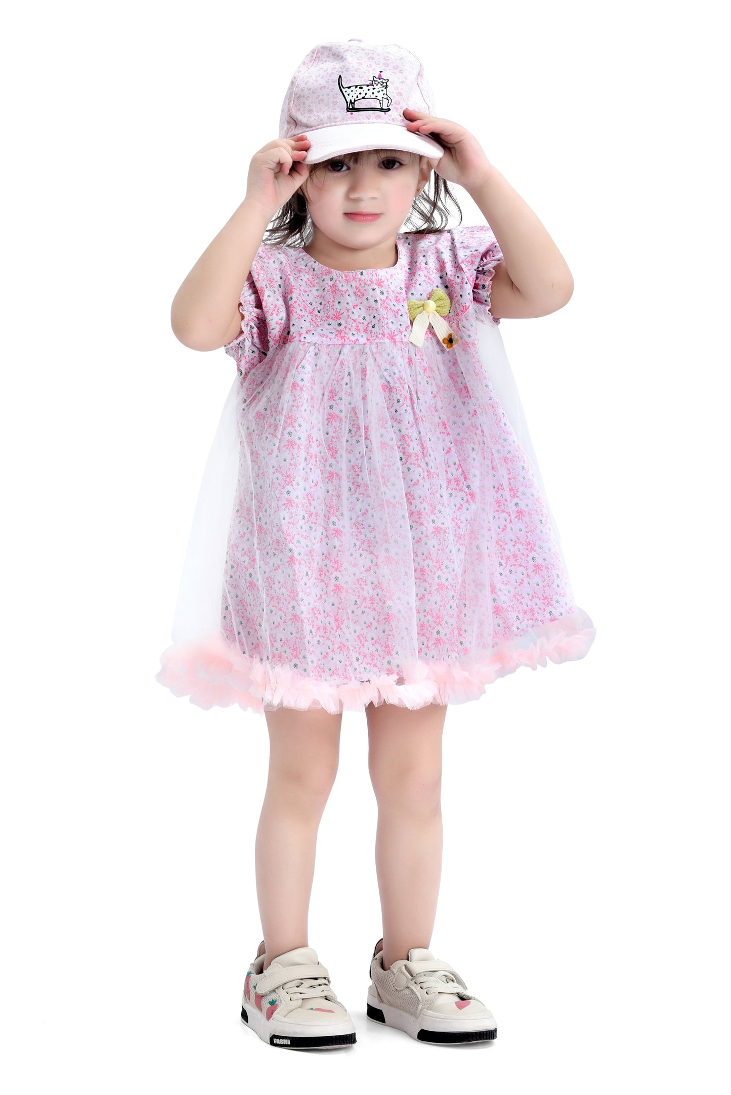Pink Net Frock
