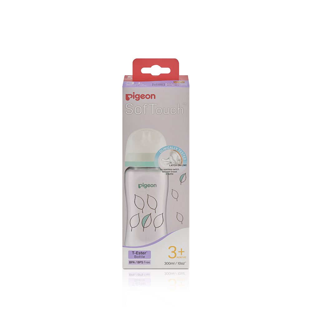 Softouch Wide Neck Feeder T-Ester 300ml Leaf
