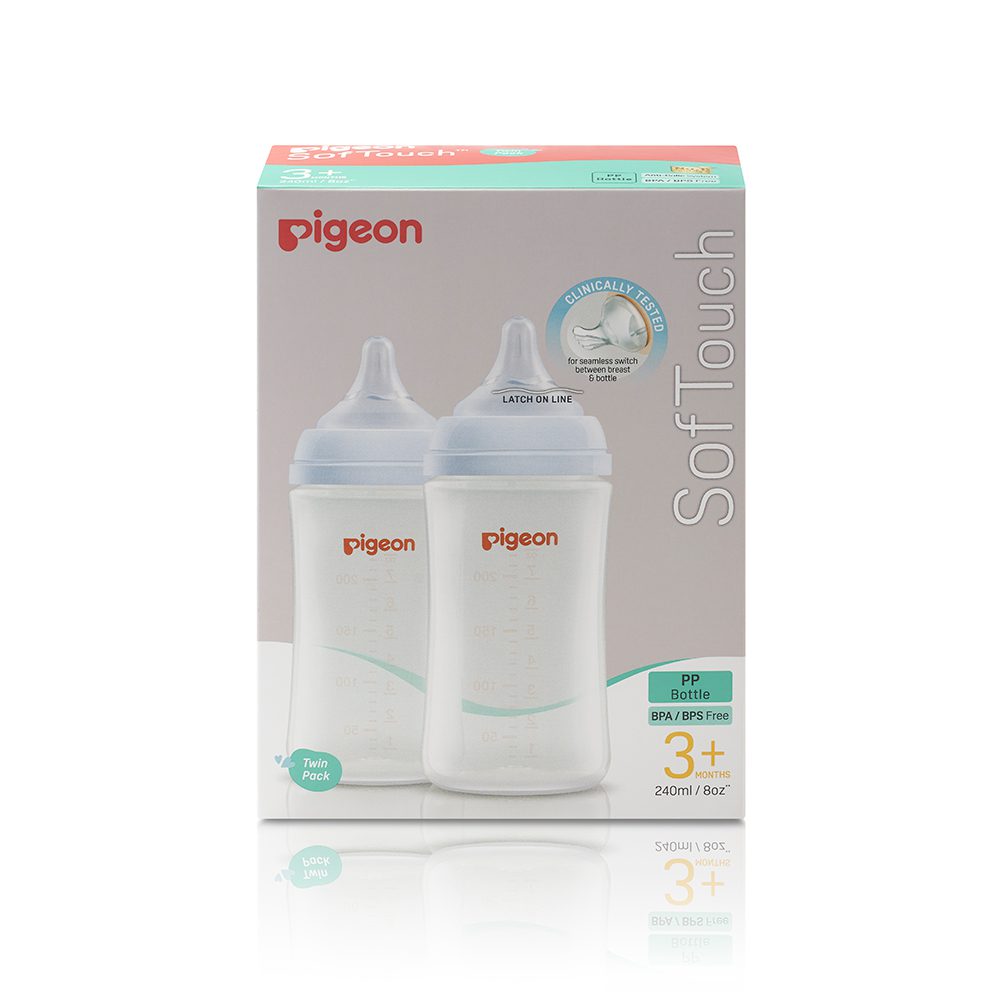 SofTouch Wide Neck Feeder PK-2 PP 240ML