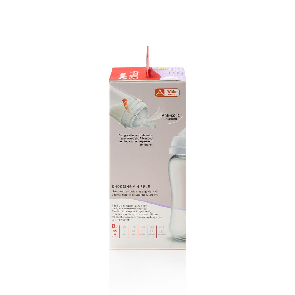 Softouch Wide Neck Feeder T-Ester 200ml Logo