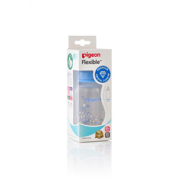Standard Neck Pp Printed Bottle 150 Ml, Blue