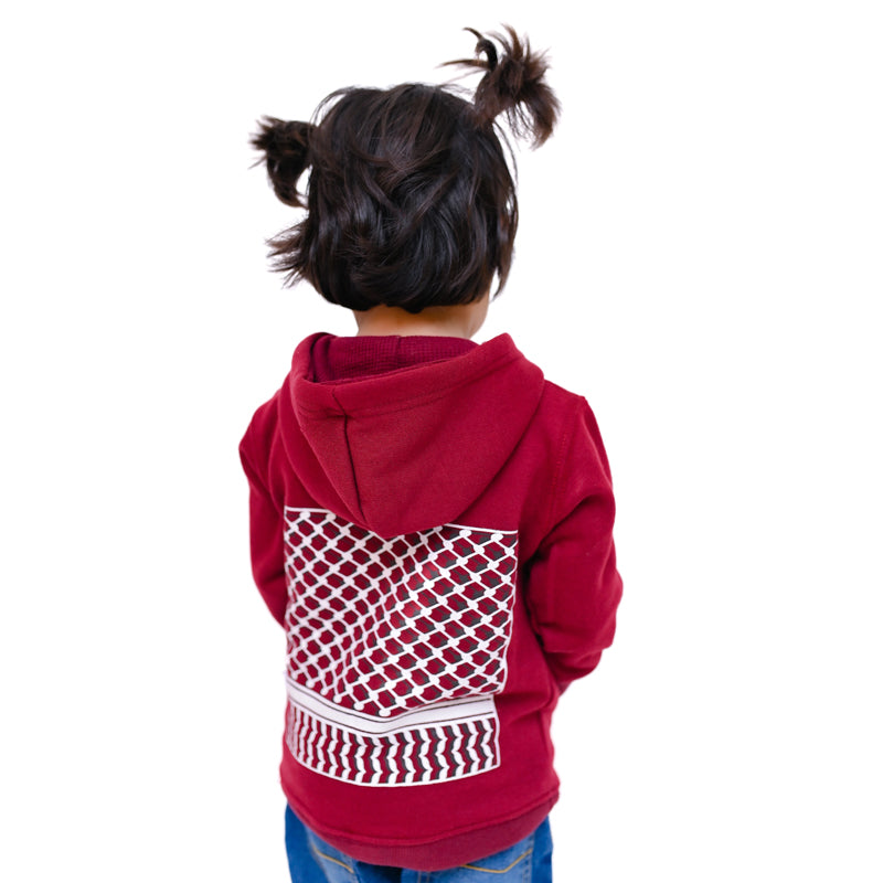 Palestine Hoodie - Maroon