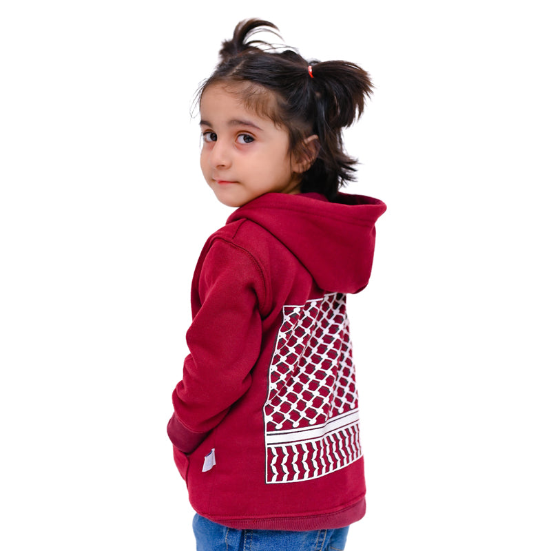 Palestine Hoodie - Maroon