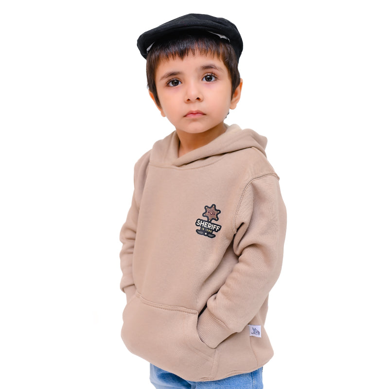 Biscuit Brown Hoodie - Sheriff