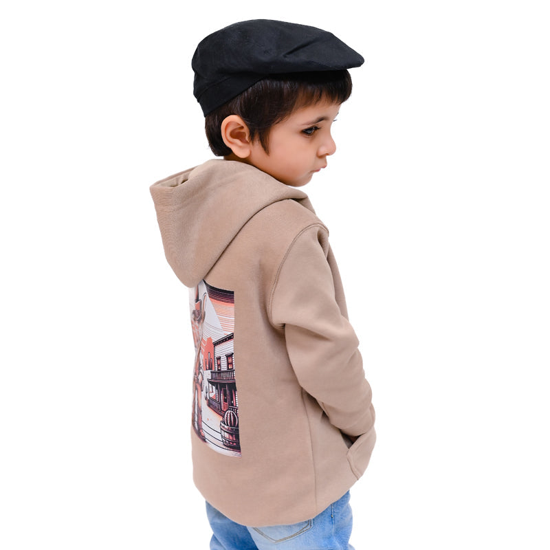 Biscuit Brown Hoodie - Sheriff