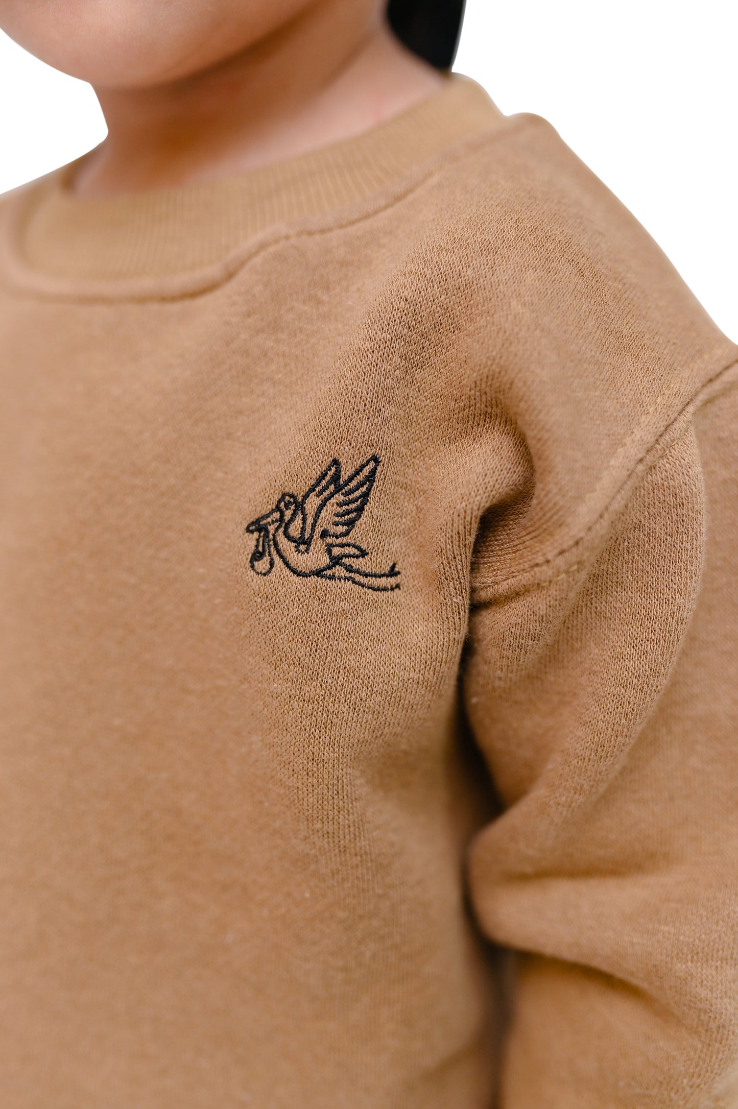 Teddy Brown Sweat Shirt Set