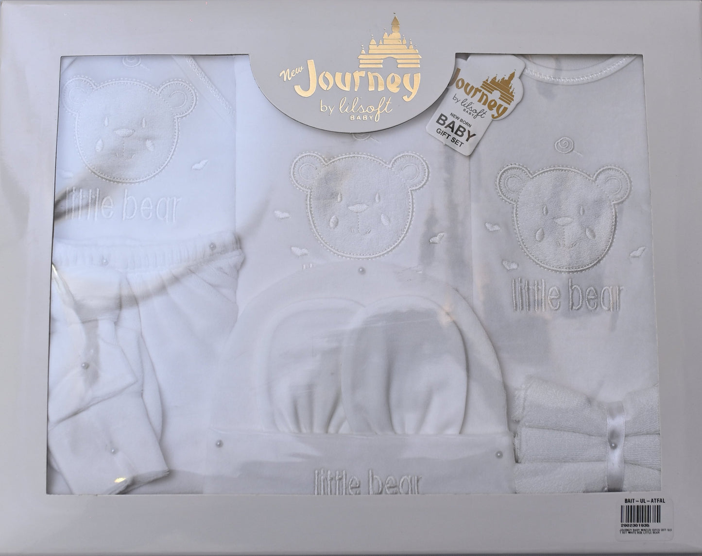 Baby Winter 10PCS Gift Set - White Box Little Bear