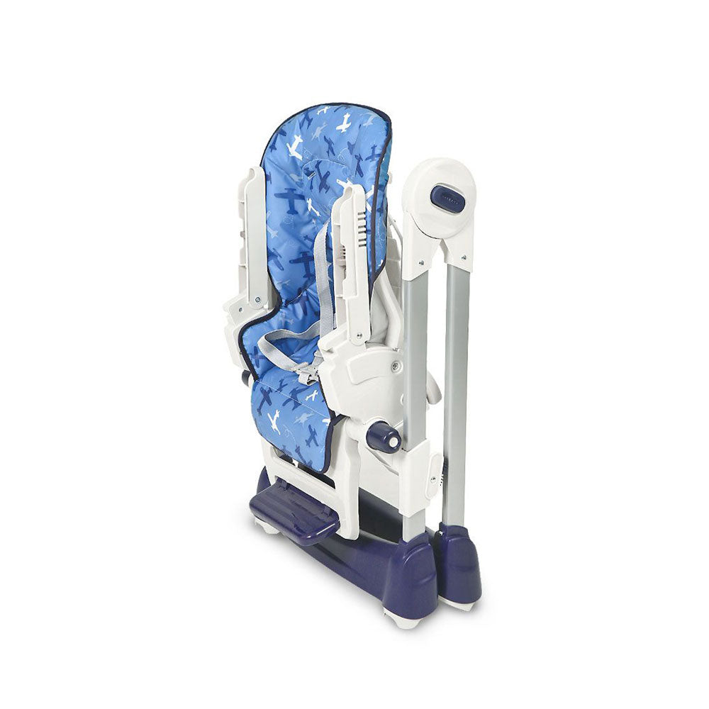 Tinnies Adjustable High Chair Aeroplane Blue