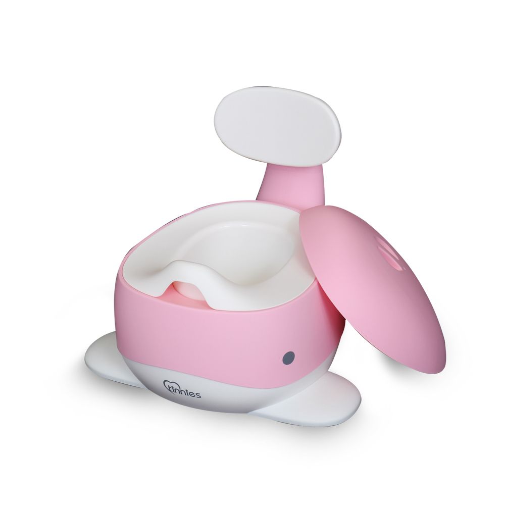Tinnies Baby Whale Potty Chair-Pink