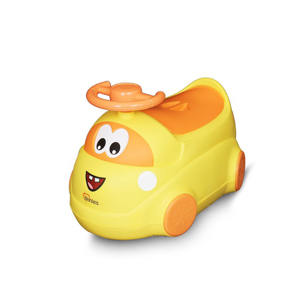 Tinnies Baby Driver Potty Chair-Yellow