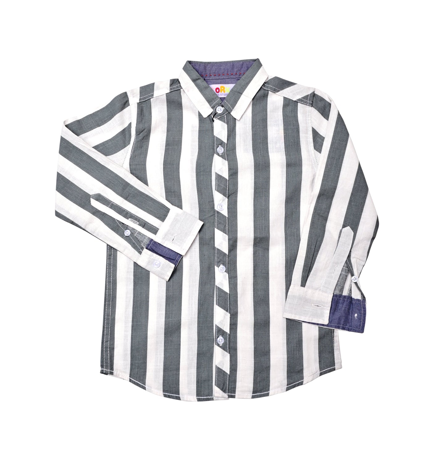 Green Strips Shirt