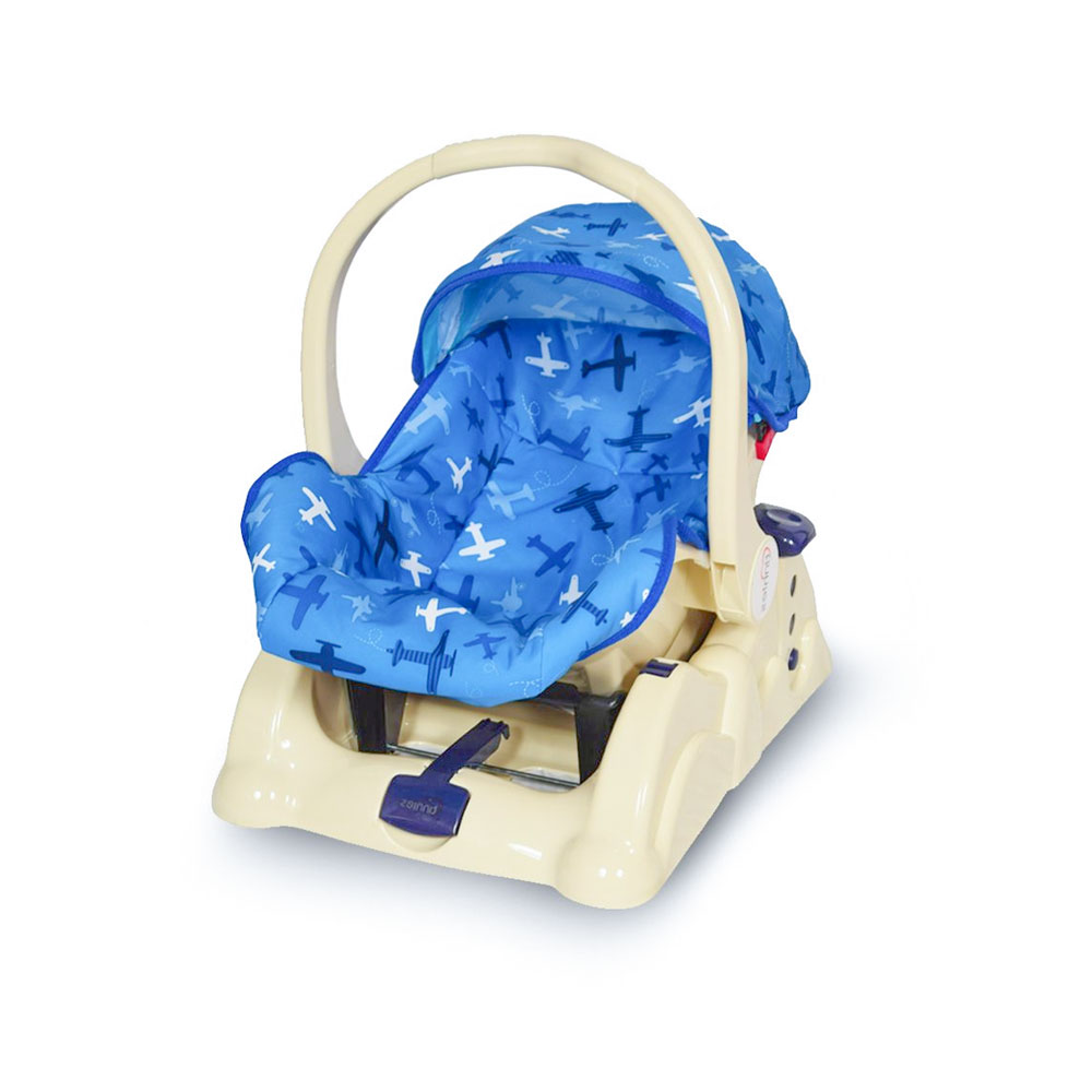 Tinnies Baby Carry Cot W/ Rocking Blue
