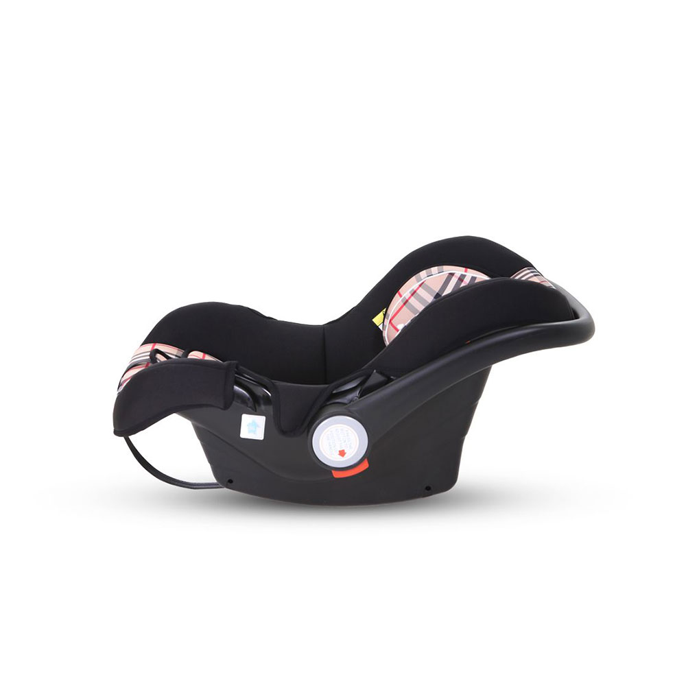Baby Carry Cot – Beige Check