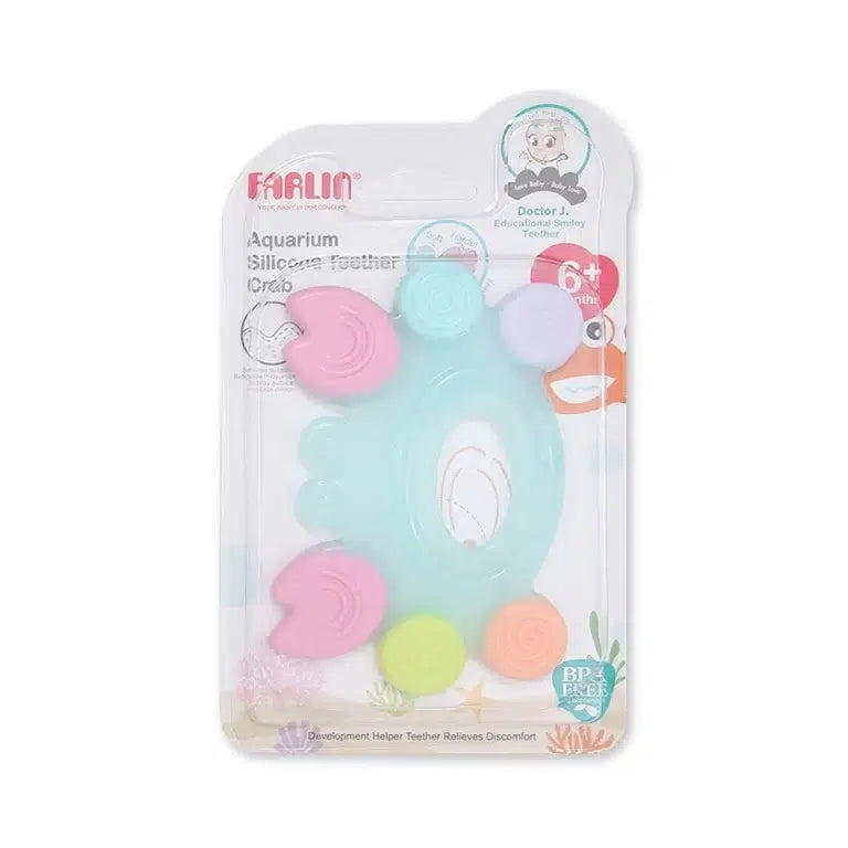 Farlin Silicone Teether – Green Crab