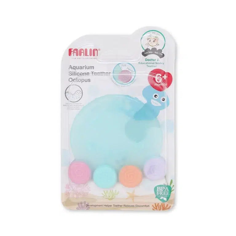 Farlin Silicone Teether – Green Octopus