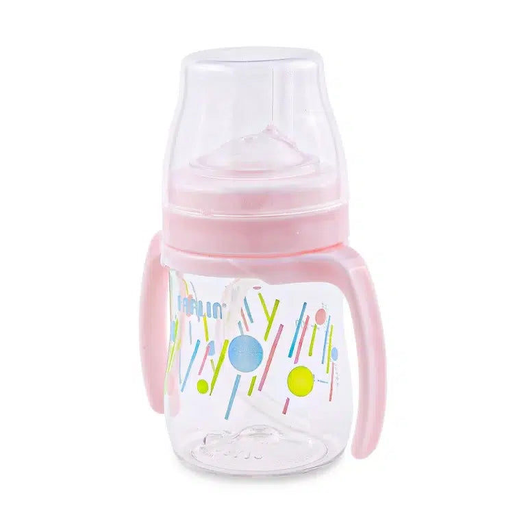 Farlin Straw Drinking Cup Stage 3 – Pink