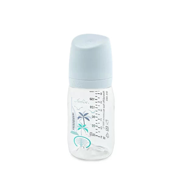 Farlin PA Wide-Neck Feeding Bottle 180ml – Blue