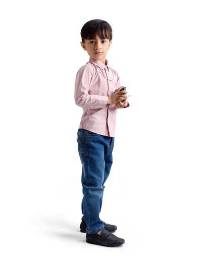 Pink Plain Shirt