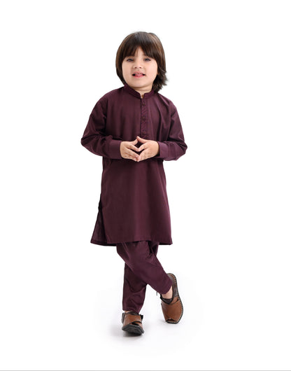 Maroon Embroided Shalwar Qameez (21)