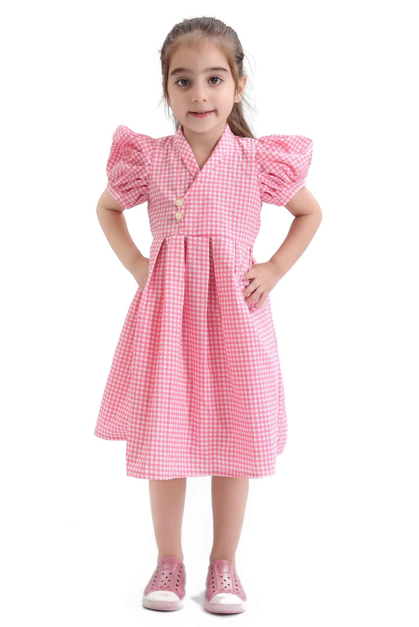 Pink Check Frock