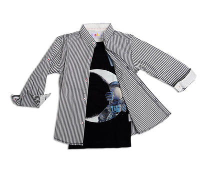 Black Strips Shirt