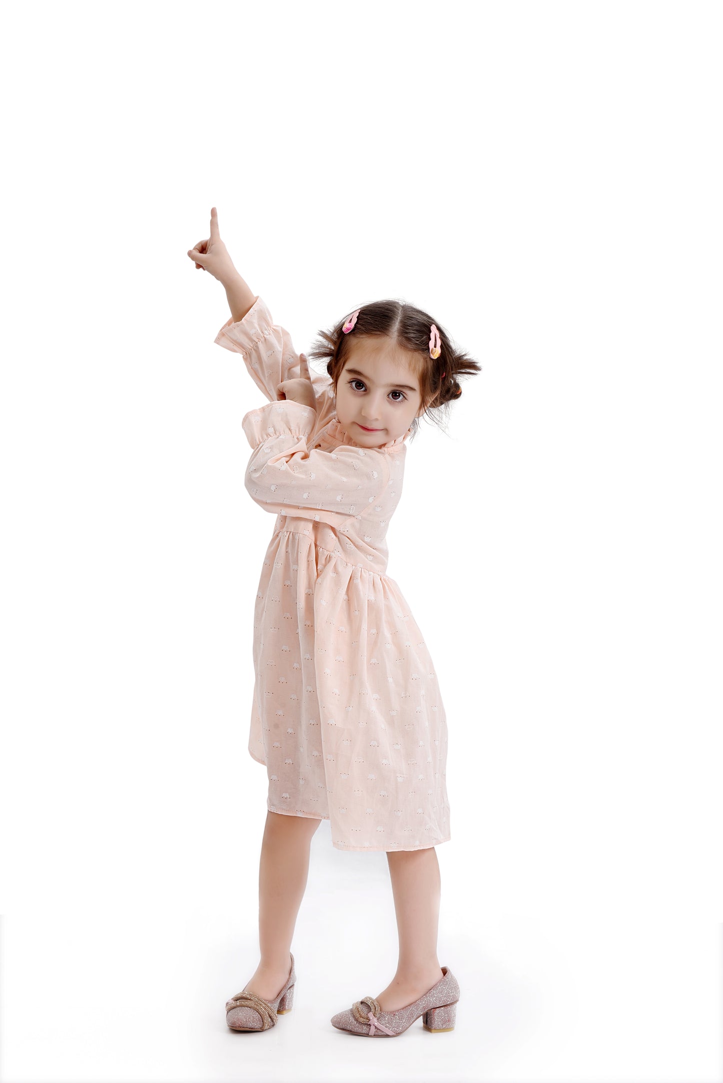Peach Crown Frock