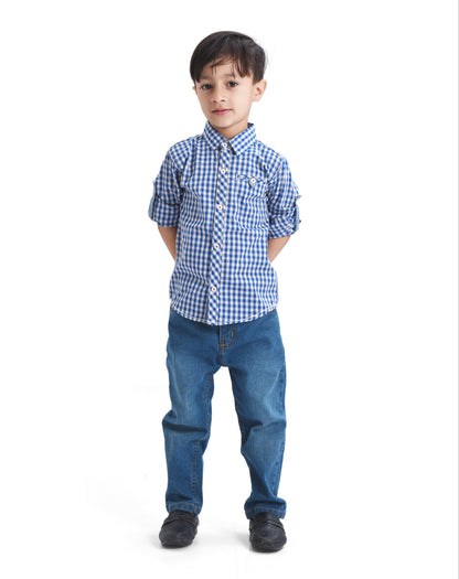 Blue Check Shirt