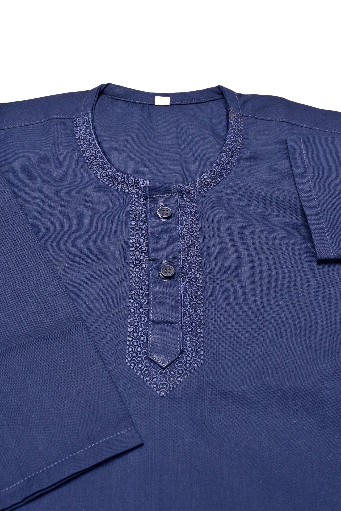 Navy Blue Baby Boy Embroided Kurta Shalwar