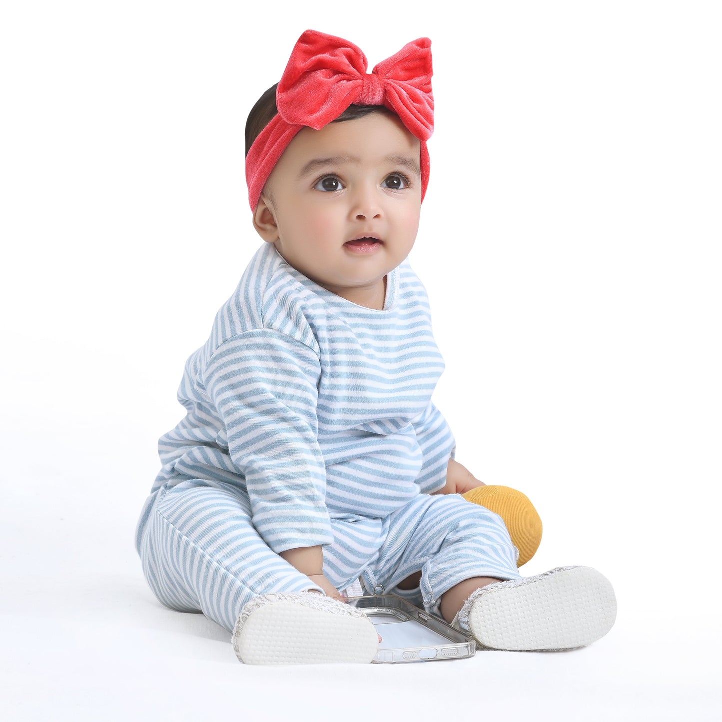 Blue Stripes Body Suit
