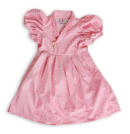 Pink Check Frock