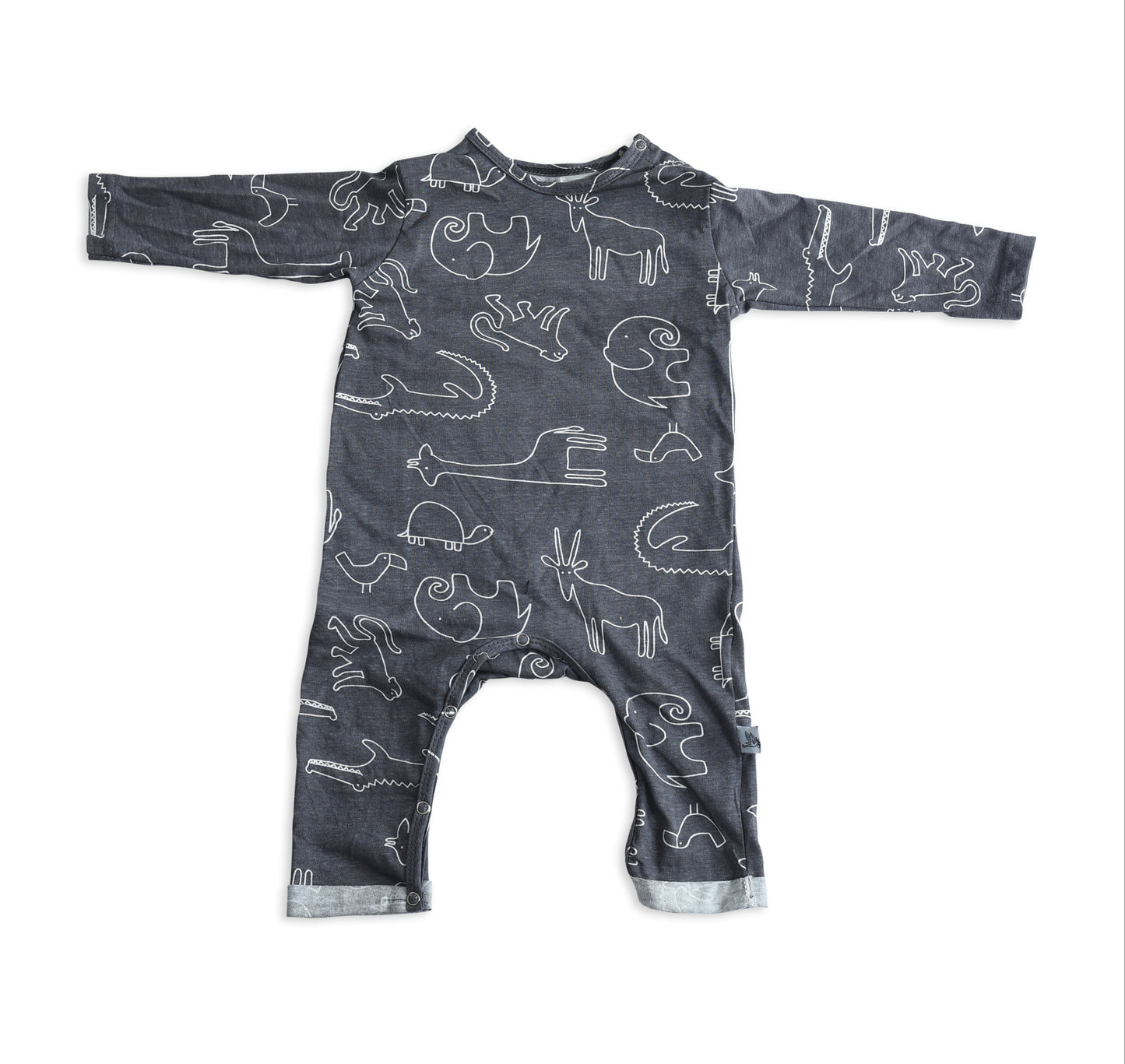 Gray Body Suit