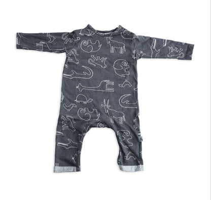 Gray Body Suit