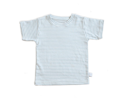 White Blue Stripes T-shirt