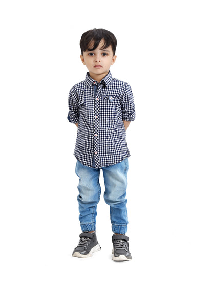 Black Check Shirt