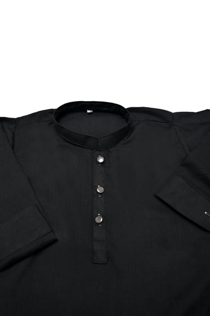 Black Plain Shalwar Qameez (83)
