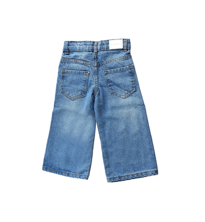 Light Blue Girls Baggy Jeans