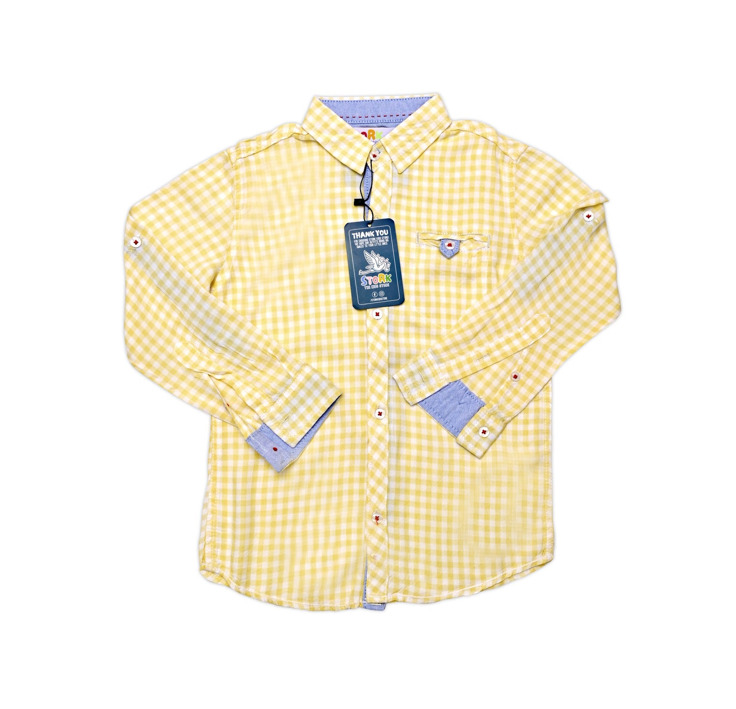 Yellow Check Shirt