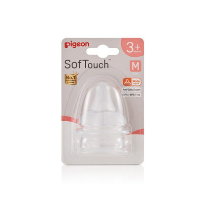 SofTouch Wide Neck Nipple PK-2