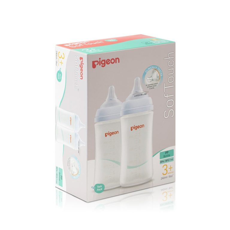 SofTouch Wide Neck Feeder PK-2 PP 240ML