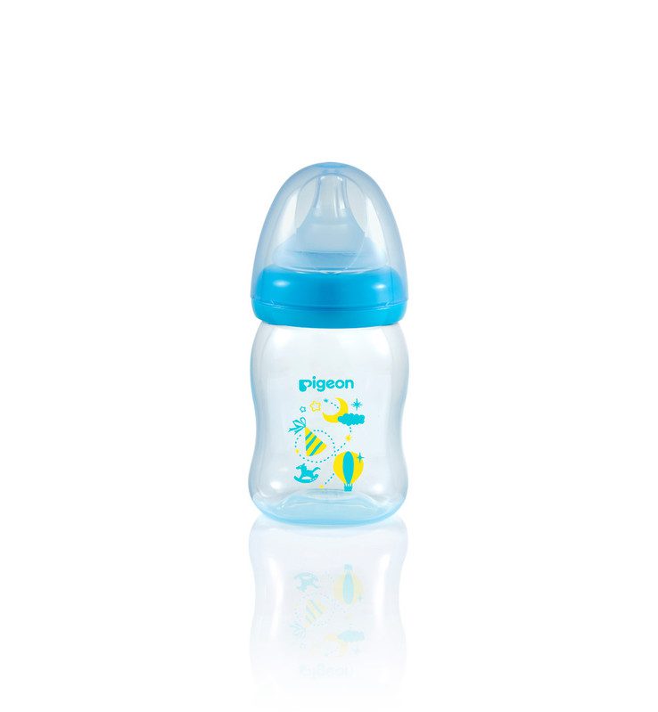 Wide Neck Pp Bottle 160Ml Blue