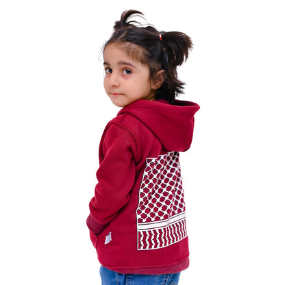 Palestine Hoodie - Maroon