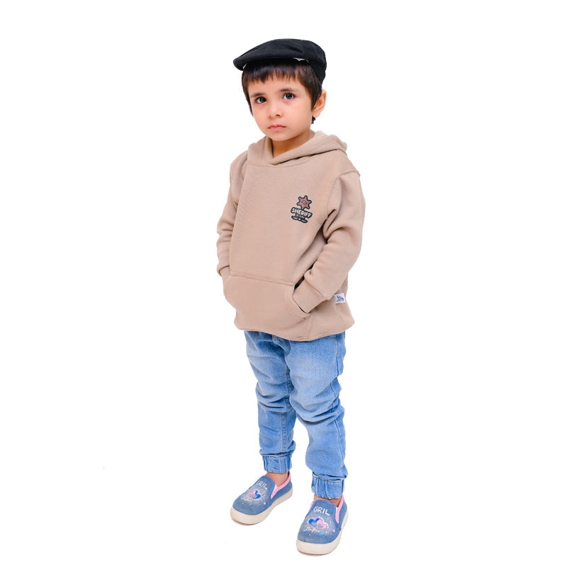 Biscuit Brown Hoodie - Sheriff