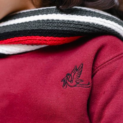 Maroon Sweat Shirt Set