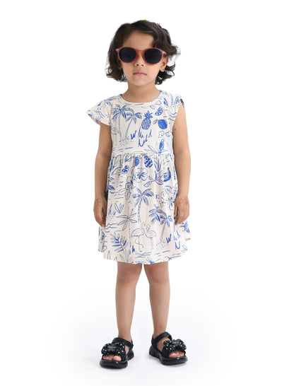Blue Bloom Frock