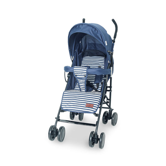 BABY BUGGY NAVY BLUE STRIPPED