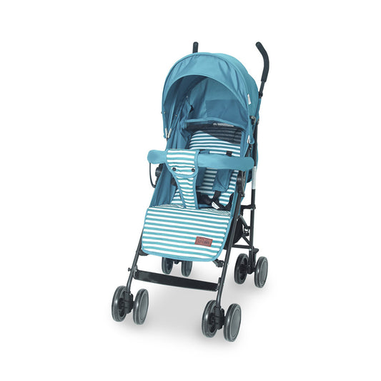 BABY BUGGY GREEN STRIPPED